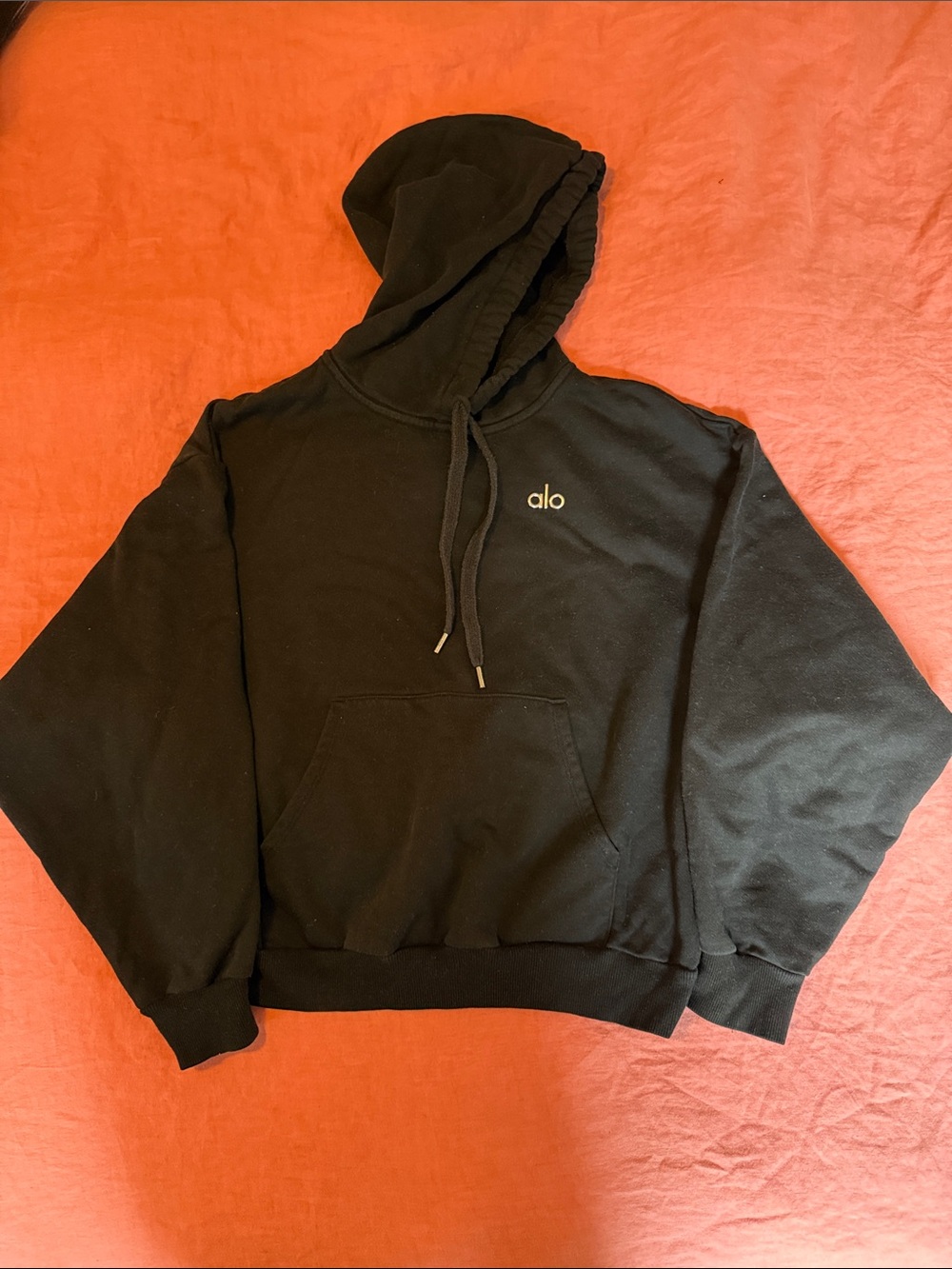ALO Yoga Women’s Black Hoodie Sweatsuit Set